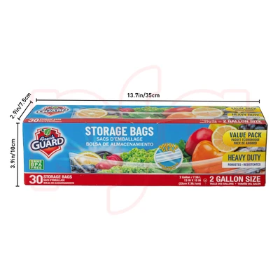 31106, Fresh Guard Storage Bag 2 Gal 30CT, 191554311060