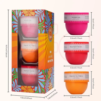 89520, Solo 3pcs Body Butter Set 1.76.oz Madrid Muse/Valencia Vibes/Marbella, 191554895201
