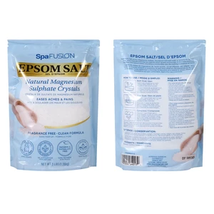 64013, Spa Fusion Epsom Salt 3lb Bag Natural, 191554640139