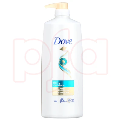 DS118DM, Dove Shampoo 40oz (1.18L) Daily Moisture, 07940031341