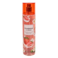 88623, Fragrance Body Mist 8 oz/236 ml Strawberries & Cream for Women - United Scents, 191554886230