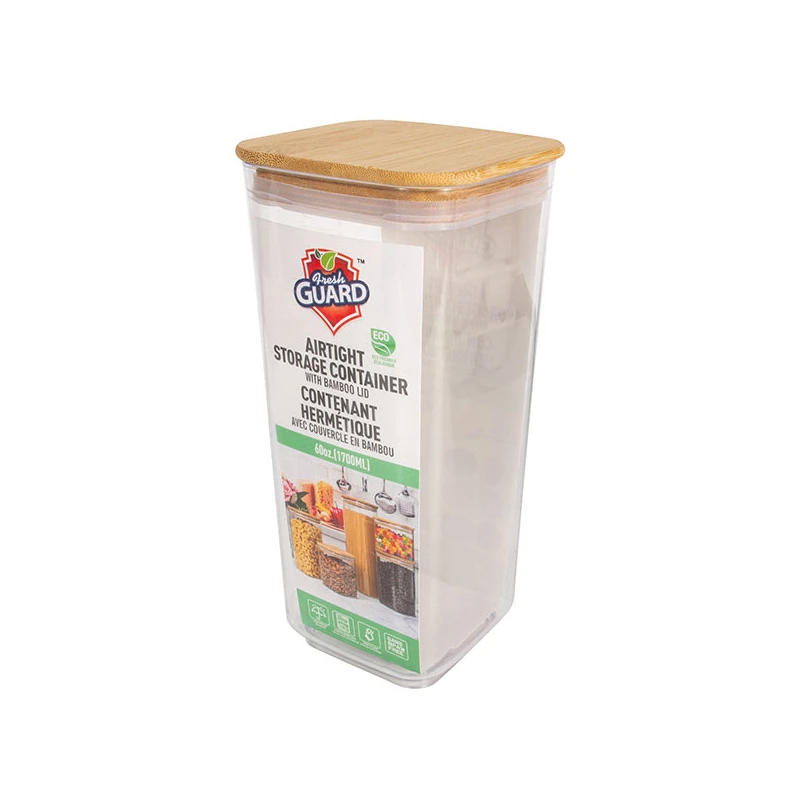 Fresh Guard Airtight Storage Container with Bamboo Lid 1700ml