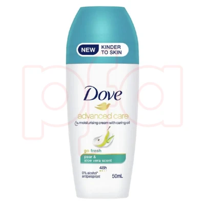 DDR50GF, Dove Deodorant Roll On 48/50ml(8*6pk)-GO FRESH PEAR & ALOE, 93569552