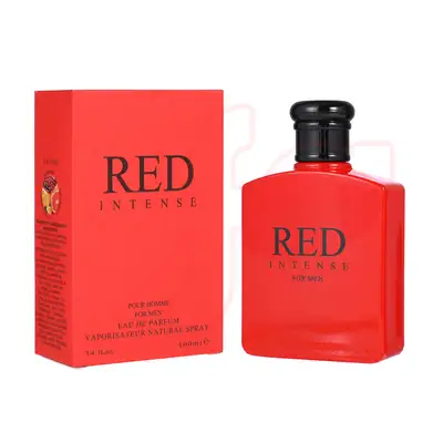 88202, Eau de Parfum 3.4 oz/100 ml Red Intense for Men - United Scents, 191554882027