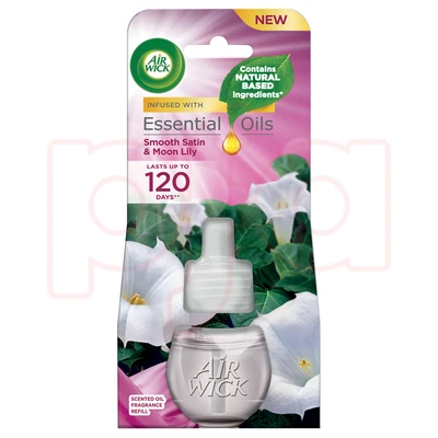 AWO19-1-SSML, Air Wick 1 Oil 19ml Smooth Satin & Moon Lily, 5011417556948