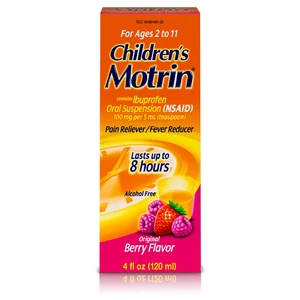 MOT-CH4-BER, Motrin Children Liquid 4oz Berry Flavor