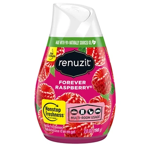 RENU7-FR, Renuzit 7oz Solid Air Freshener Forever Raspberry, 019800036676