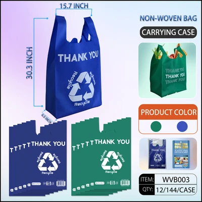 WVB003, Heavy Duty Non-Woven Bags 30“