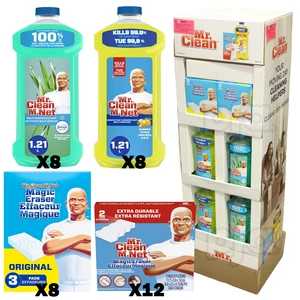 MRC-FSD, Mr. Clean 36 Piece Floor Stand Retail Display