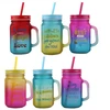 58124, Mason Jar w/ Straw 15.2oz Inspirational 1pk, 191554581241