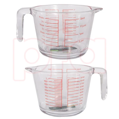 33160, Ideal Kitchen Glass Measuring Cup 33.82oz 1pk, 191554331600