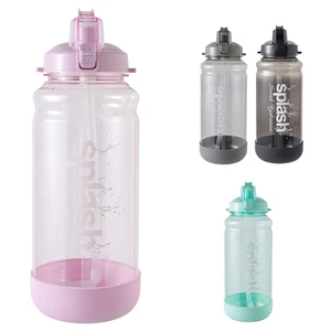 58162, Splash Water Bottle 128oz w/ Silicone Bottom, 191554581623