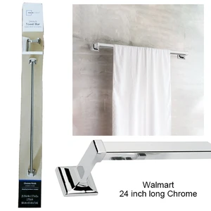 WM43102, Mainstays Towel Bar 24in Chrome, 889526333331