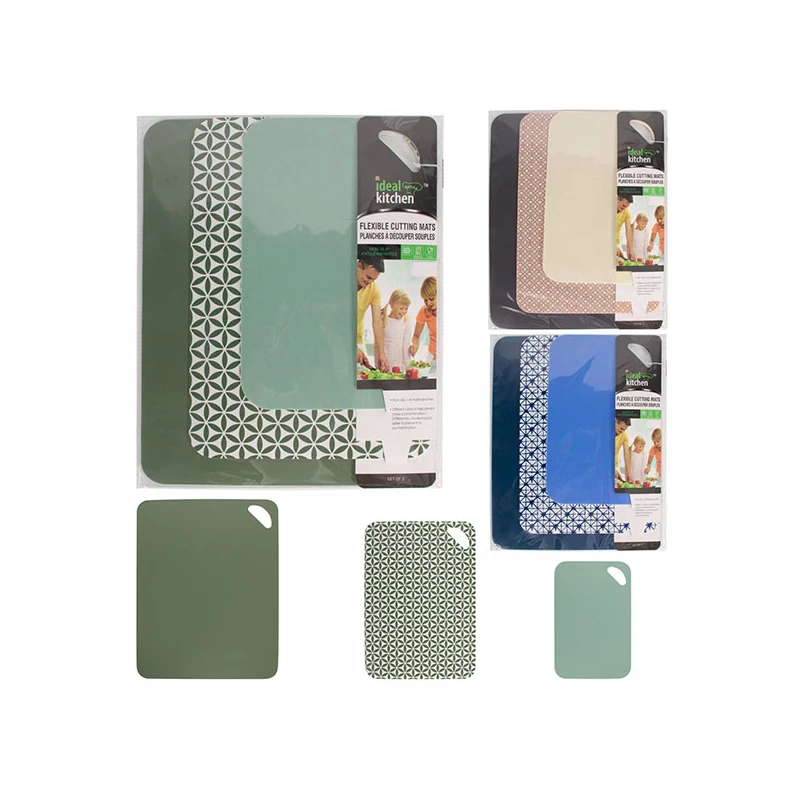 Ideal Kitchen Flexible Cutting Mats 3PK