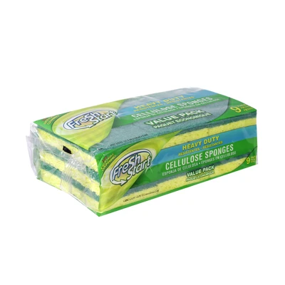 32228, Fresh Start Heavy Duty Cellulose Sponges 9pk, 191554322288