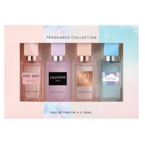 89343, Women's 4pcs Set FRAGRANCE COLLECTION 4×30ml/1.0fl.oz EDP  HER WAY/VALENTINE/ELIXIR/SELT CLOUD, 191554893436