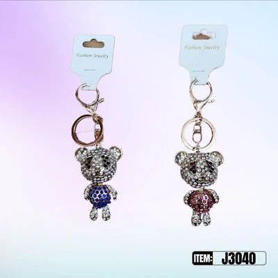 J3040, RHINESTONE KEY CHIAN, 887257830402