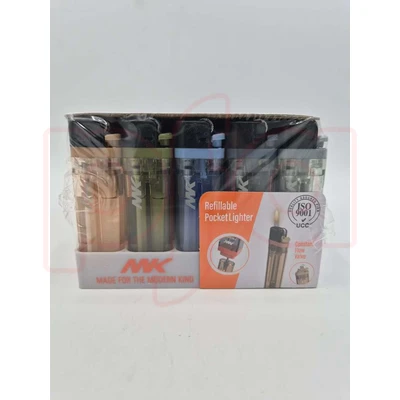 ZY-6A, MK® Plus Five Assorted Color Refillable Lighter (1000/case), 855