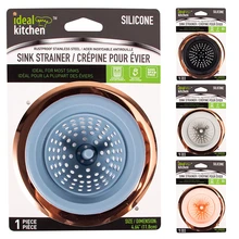 42112, Ideal Kitchen SS + Silicone Sink Strainer HD Rose Gold Colors, 191554421127