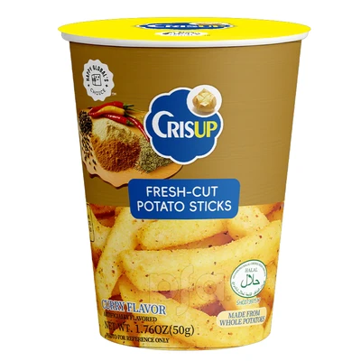 HG-PS50C, Happy Global Crisup Freshly Cut Potato Sticks Curry Flavor, 6937439922112