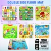 T9080, DOUBLE FLOOR LEARNING MAT SM.  双面爬爬垫 48"x71"=1.2MX1.8M, 887257190803