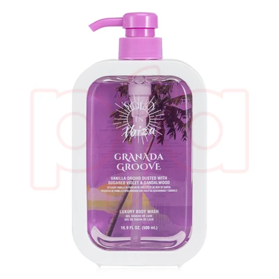 60732, Solo EN Ibiza body wash 16.9oz/500ml Granada Groove, 191554607323
