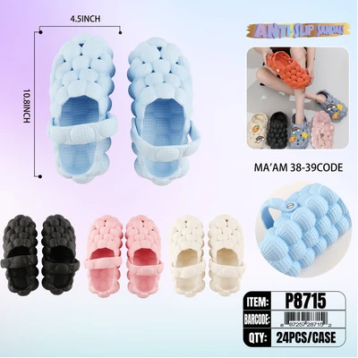 P8715, Bubble Slides Shoes For Women and Men, 887257287152