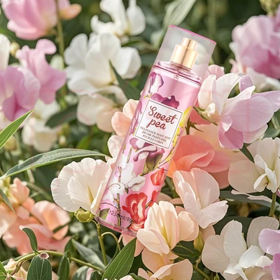 88614, Fragrance Body Mist 8 oz/236 ml Sweet Pea for Women - United Scents, 191554886148