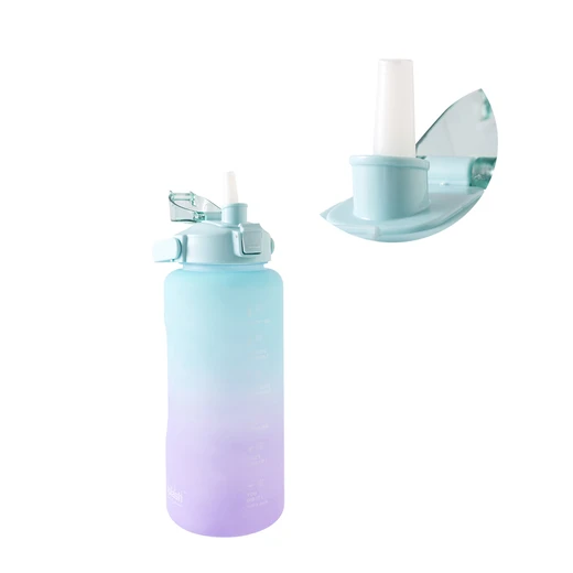 58158, Splash Plastic Bottle 64ozoz Flip Cap w/ Lock & Handle Rainbow, 191554581586