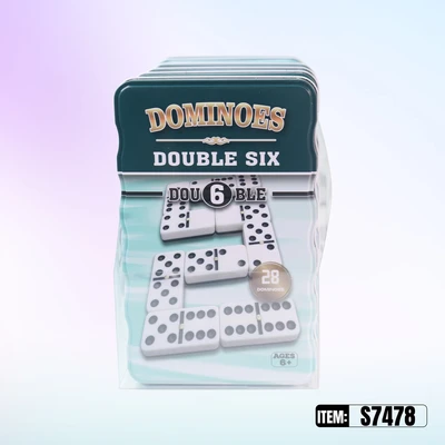 S7478, Dominoes 28 6 Color Dot, 887257374784