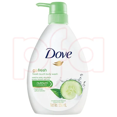 DBW550CGT, Dove Body Wash 550ml Pump Cucumber & Green Tea, 8999999026806