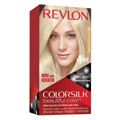 CS05, Revlon ColorSilk Hair Color #05 Ultra LT Ask Blonde