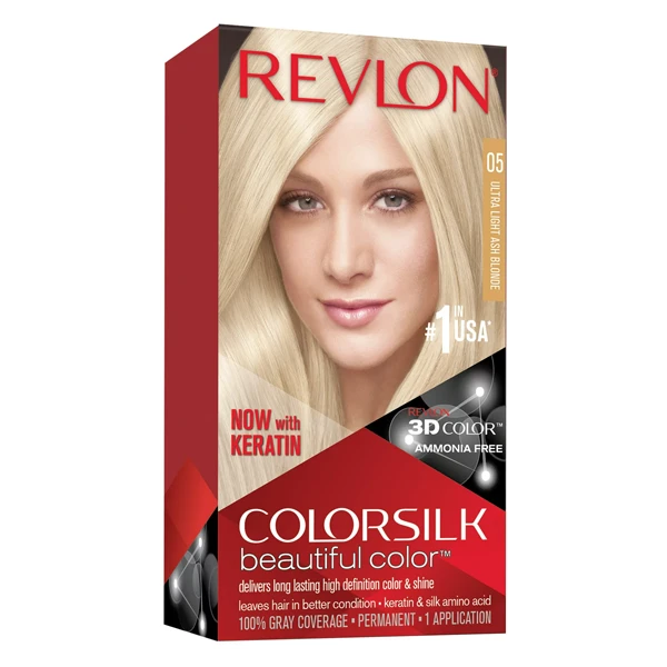 CS05, Revlon ColorSilk Hair Color #05 Ultra LT Ask Blonde, 309976623054