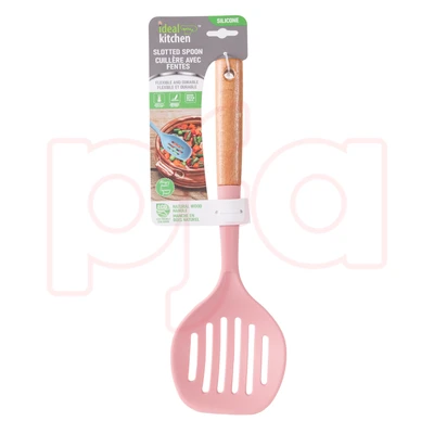 56390, Ideal Kitchen Silicone w/ Wood Handle Skimmer, 191554563902