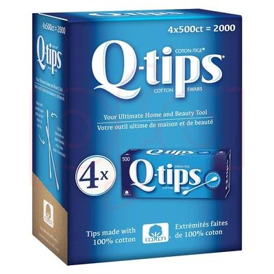QT2000, Q-Tips 4* 500CT, 305210047181