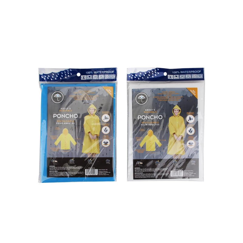 Drops Poncho Raincoat Adult