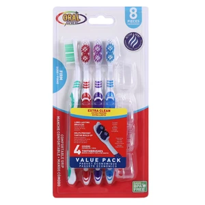 68005, Oral Fusion Toothbrush 8PK Cyclone Hard, 191554680050