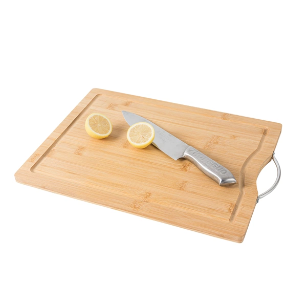 32317, Ideal Kitchen Bamboo Cutting Board w/ handle M, 191554323179