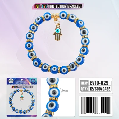 EV10-029, Evil Eye Bracelet Protection, 887257880018