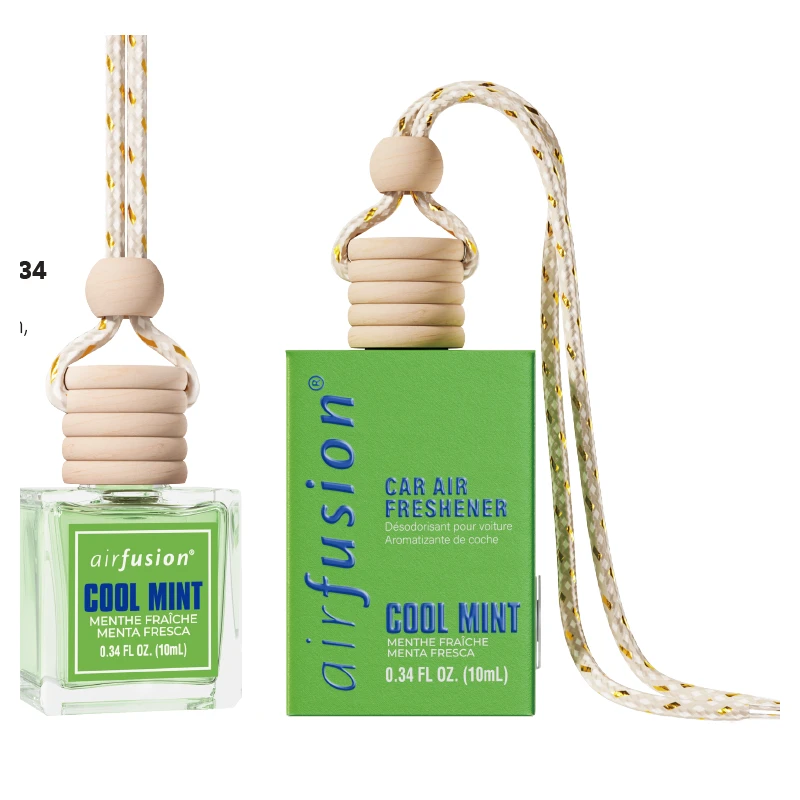 Air Fusion car perfume hanging glass bottle 10ml Cool Mint