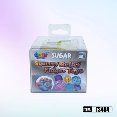 TS404, Squishy Square Cheese Stress Relief Toy 1.97", 887258024046