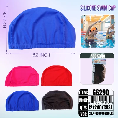 G6290, Fabric Swim Cap All Fit, 887257462900