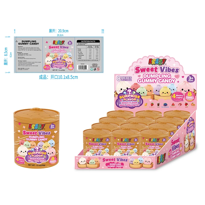 Krazy Dumpling Gummy Candy