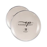 36347, Elegance Party Curve 10PK 7.5" Dinner Plate Linen+Silver, 191554363472