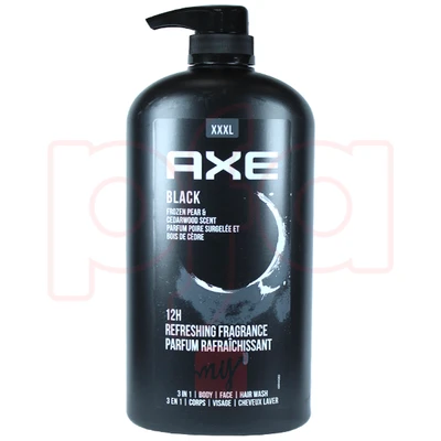 ABW33B, Axe Body Wash Pump (1L) 33.8oz Black, 8901030912658