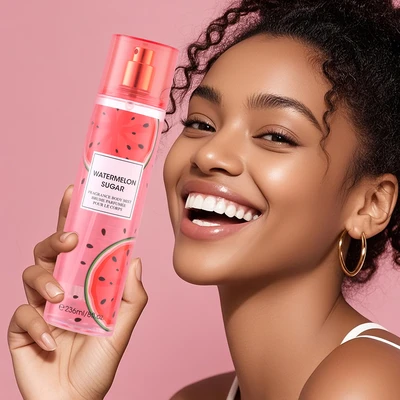 88621, Fragrance Body Mist 8 oz/236 ml Watermelon Sugar for Women - United Scents, 191554886216