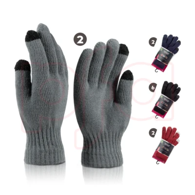 11244, Thermaxxx Thermal Gloves Women w/Touch HD, 191554112445