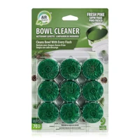 60117, Air Fusion Toilet Bowl Cleaner 9pk Pine, 191554601178