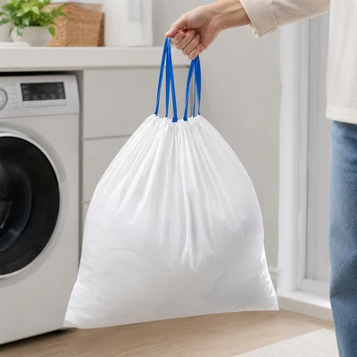 30155, XtraTuff Extra Strong Medium Drawstring Trash Bags 8Gal 90CT - Fresh Linen, 191554301559