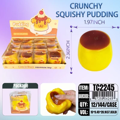 TC2245, Crunchy Squishy Pudding  1.97"x2.36", 887258042453